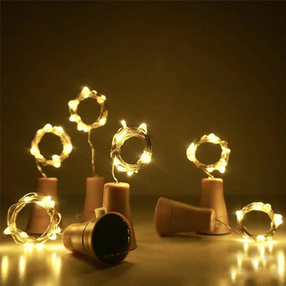 Skorter | Solar-Powered Bottle Cork String Lights