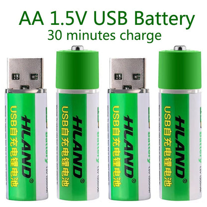 Skorter | 2 pieces USB rechargeable battery