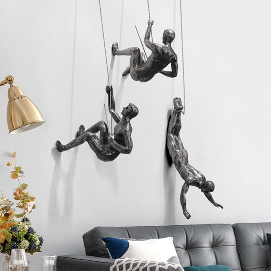 Skorter | CraftedClimb Climbing Figures Wall Decoration – Inspiring Wall Art of Resin and Iron