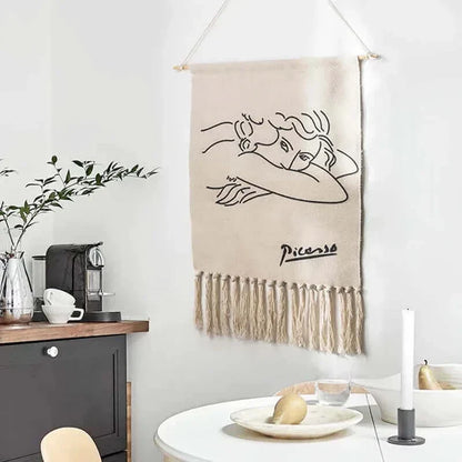 Skorter | Macrame Hanging Cotton Rug