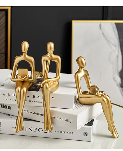 Skorter | Modern Figurines Abstract Home Decor Sculpture