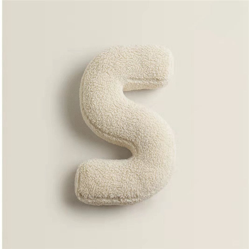 Skorter | Alphabet Letter Fleece Pillow