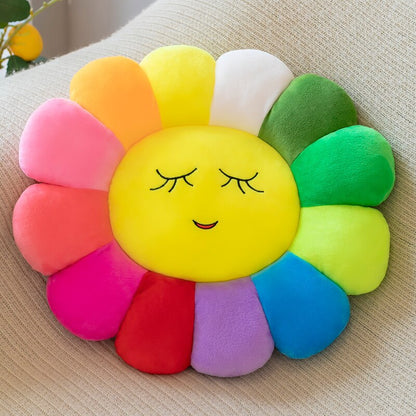 Skorter | Colorful Sunflower Plush Comfort Seat Cushion