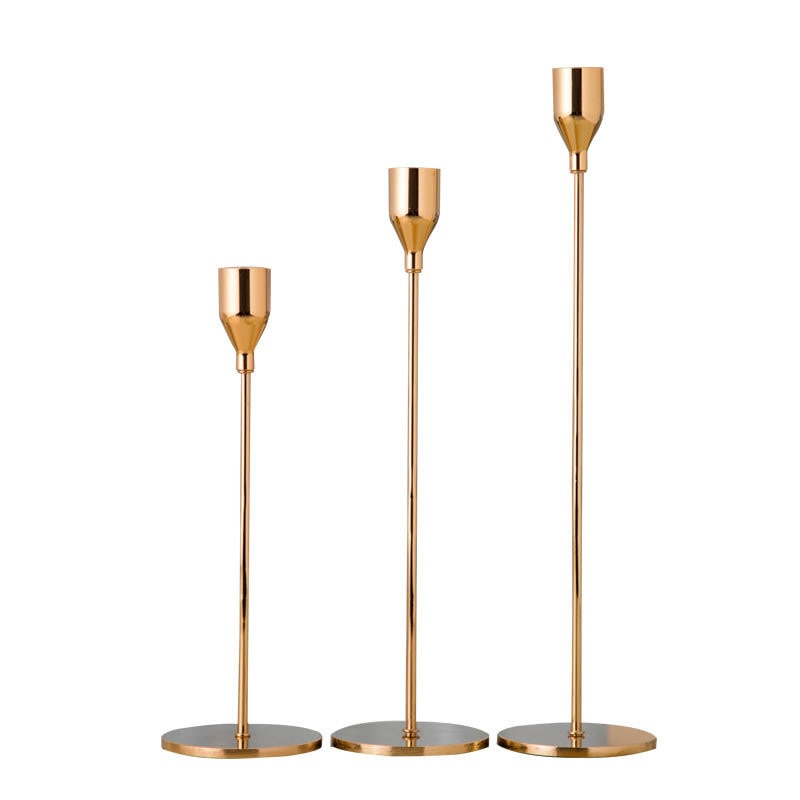 Skorter | 3-piece set metal candle holder