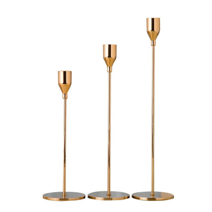 Skorter | 3-piece set metal candle holder