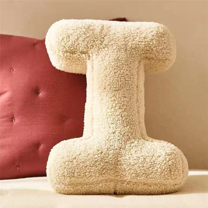 Skorter | Alphabet Letter Fleece Pillow