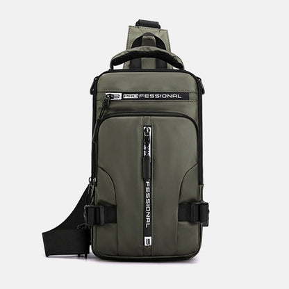 Skorter | Waterproof Oxford Crossbody Bag, Anti-Theft Sling Bag, USB Charging & Multi-Pocket Design