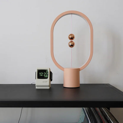Skorter | USB-powered mini balance lamp with LED – Unique magnetic touch dimming design, warm white light, modern home decor