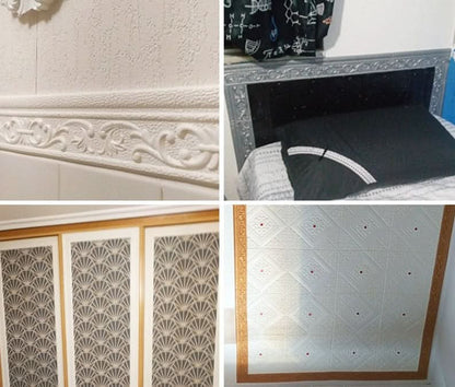 Skorter | 3d List - Self-adhesive 3d Wall Edge Stripe X 230 Cm