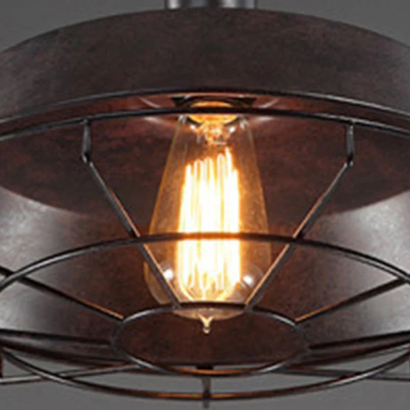 Skorter | Vintage Loft Pendant Light: Industrial Retro Iron Ceiling Light Chandelier for Living Room, Restaurant, Bar, Kitchen