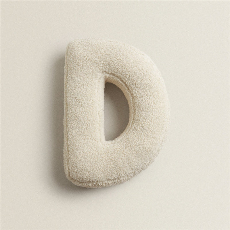 Skorter | Alphabet Letter Fleece Pillow