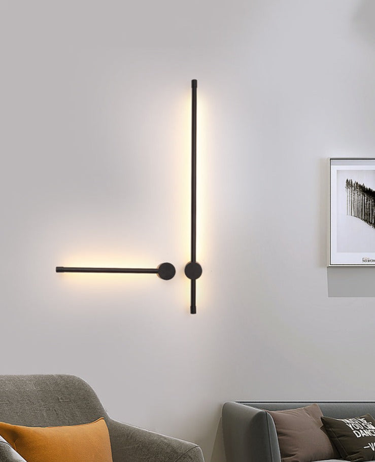 Skorter | NordicRod – Minimalist Wall Lamp with Plug for Chic Interiors