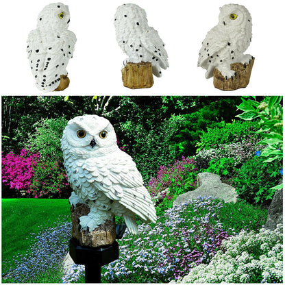 Skorter | Solar Garden Light Owl – LED Outdoor Light for Garden, Terrace and Balcony, weatherproof