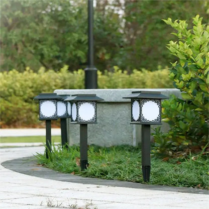 Skorter | Solar LED Garden Lamp – Large Square Lamp with Warm Light and Dual Use