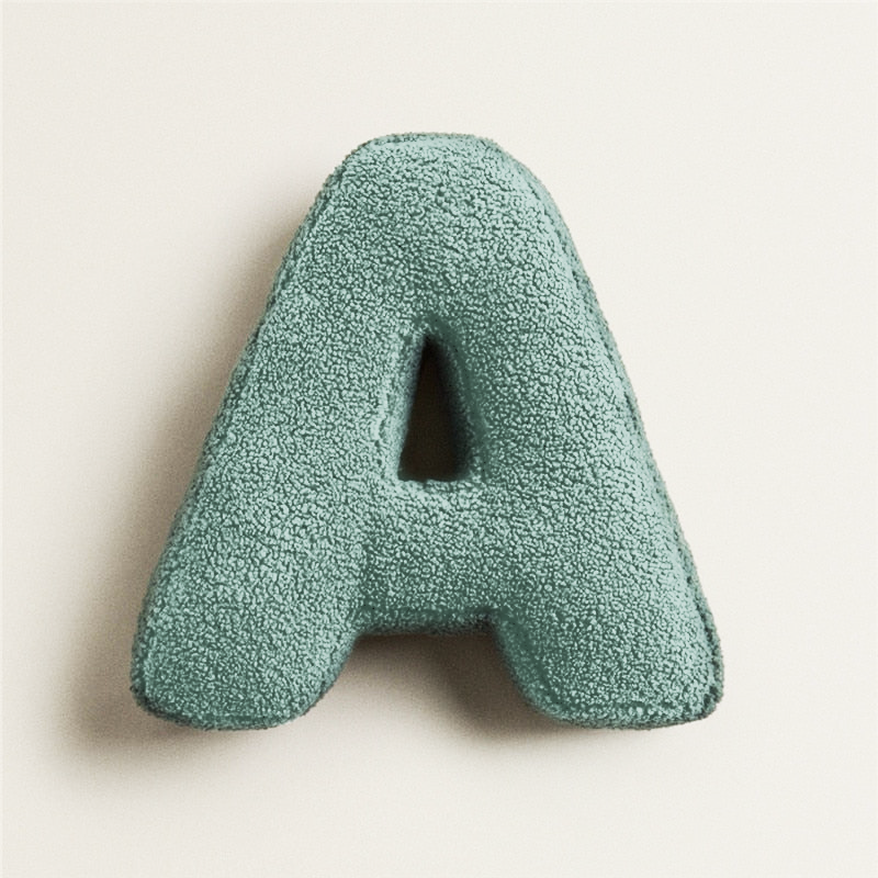 Skorter | Alphabet Letter Fleece Pillow