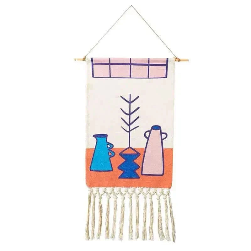 Skorter | Macrame Hanging Cotton Rug