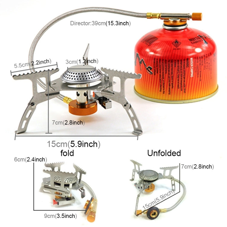 Skorter | Outdoor Camping Tool Camp Stove BBQ Cooking Portable Gas Stove Split Gas Furnace