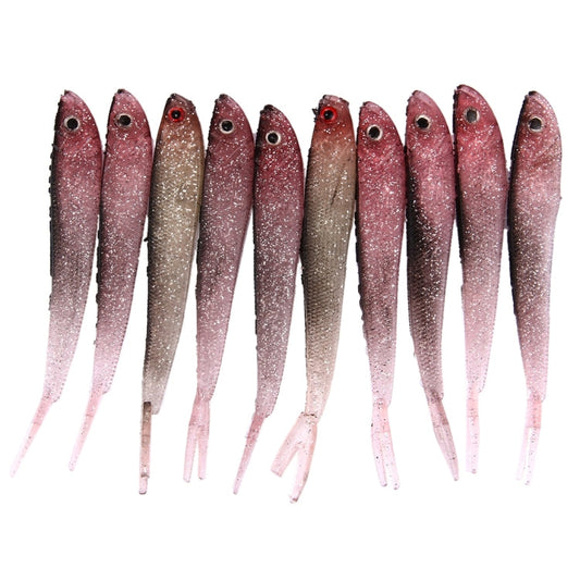 Skorter | 10 PCS Small Sequins Fish Shape Fishing Lures Artificial Fishing Bait, Length: 12.5cm