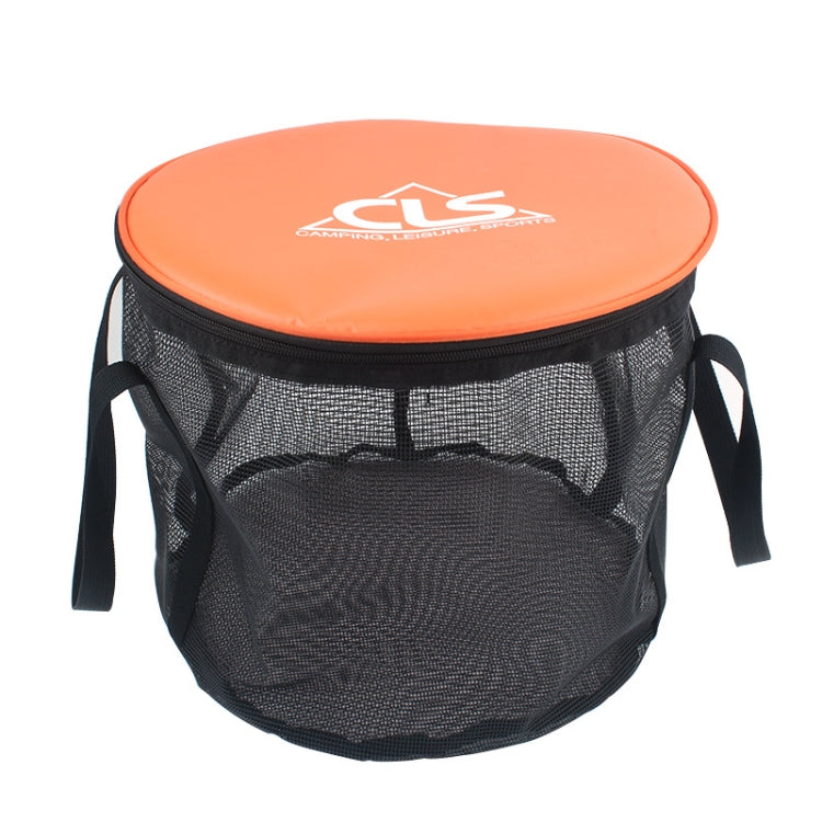 Skorter | 30L 4 in 1 PVC Outdoor Folding Double Drain Basket Camping Fishing Gear Bag