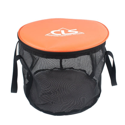 Skorter | 30L 4 in 1 PVC Outdoor Folding Double Drain Basket Camping Fishing Gear Bag