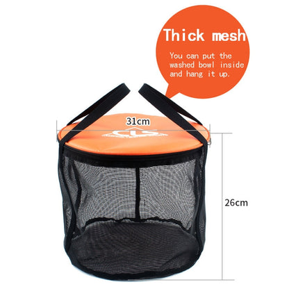 Skorter | 30L 4 in 1 PVC Outdoor Folding Double Drain Basket Camping Fishing Gear Bag