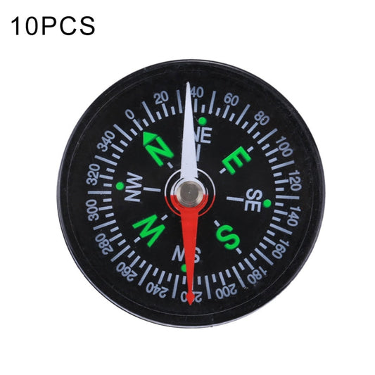 Skorter | 10 PCS 40mm Outdoor Sports Camping Hiking Pointer Guider Plastic Compass Hiker Navigation, Random Color Delivery