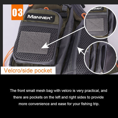 Skorter | MANNER Outdoor Multifunctional Fishing Life Vest Swimming Life Jacket (Army Green)