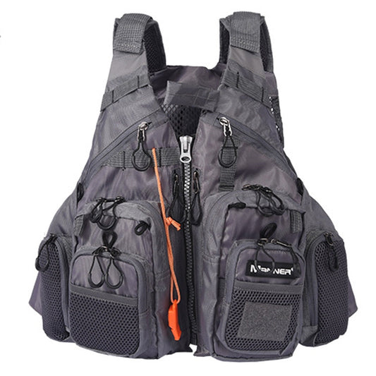 Skorter | MANNER Outdoor Multifunctional Fishing Life Vest Swimming Life Jacket (Grey)
