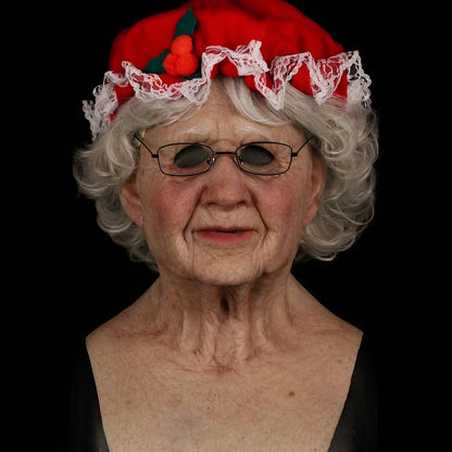 Skorter | Realistic Old Man Mask – Halloween and Cosplay Latex Mask with Movable Mouth