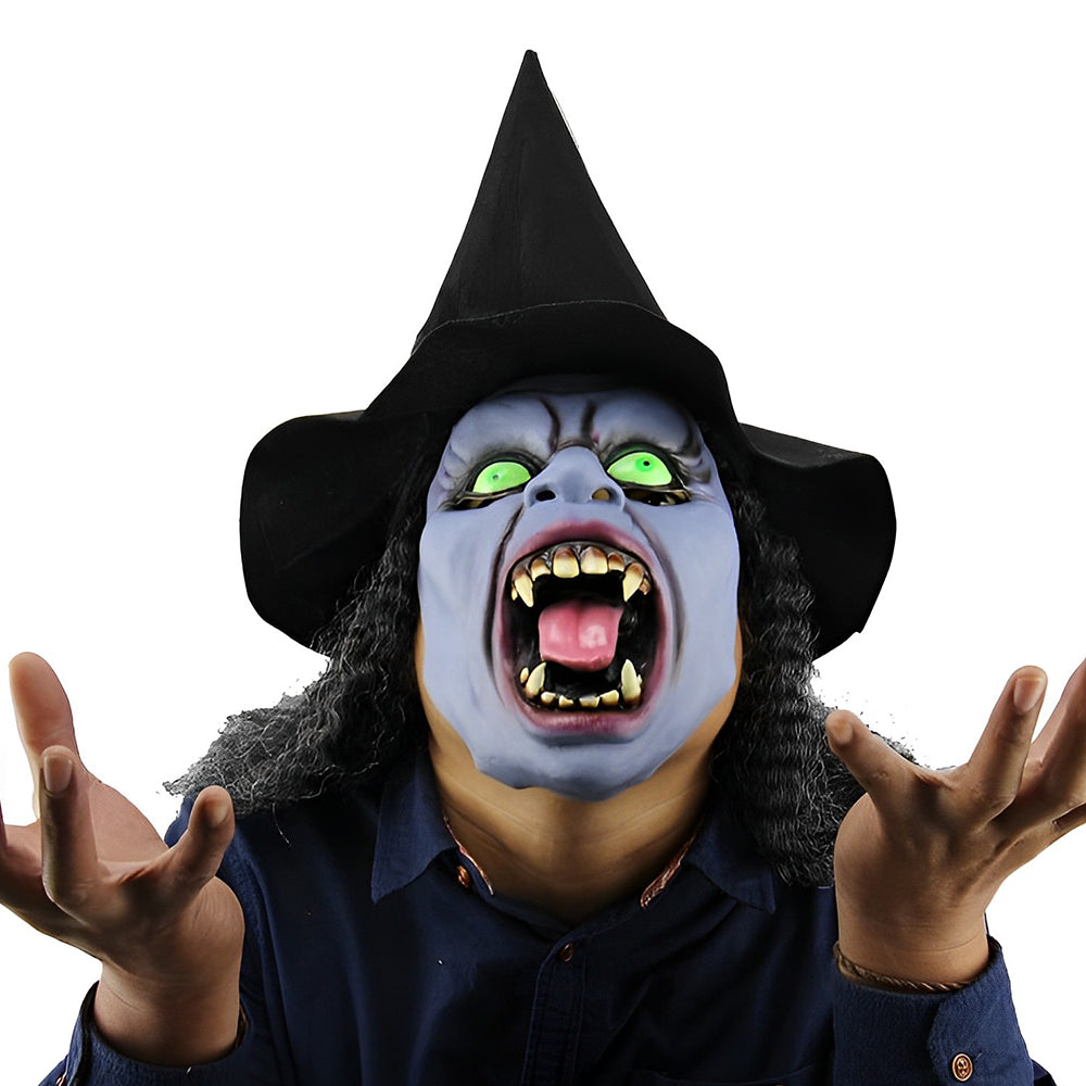 Skorter | Realistic Old Man Mask – Halloween and Cosplay Latex Mask with Movable Mouth