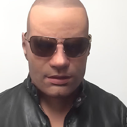 Skorter | Realistic Old Man Mask – Halloween and Cosplay Latex Mask with Movable Mouth