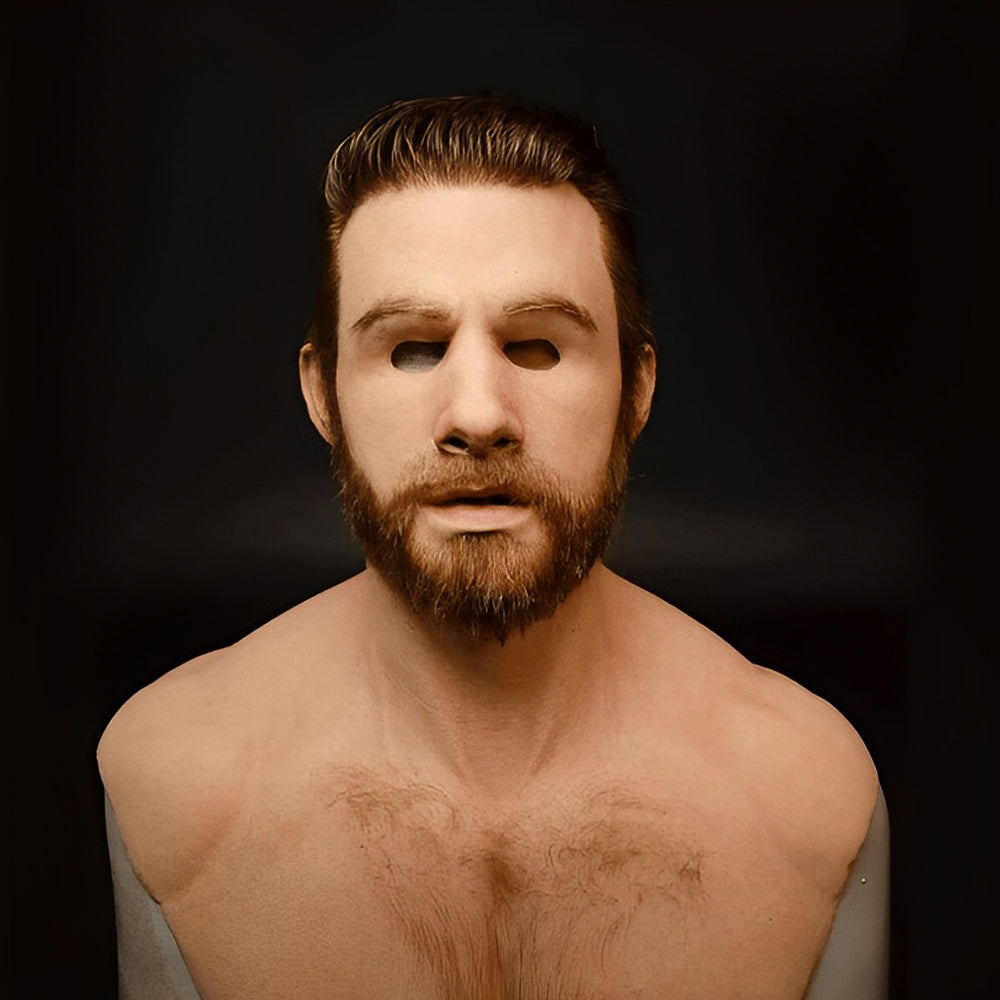 Skorter | Realistic Old Man Mask – Halloween and Cosplay Latex Mask with Movable Mouth