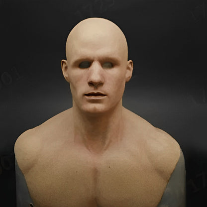 Skorter | Realistic Old Man Mask – Halloween and Cosplay Latex Mask with Movable Mouth