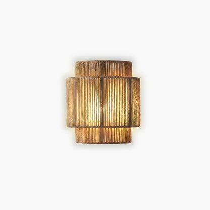 Skorter | Natural Rope Wall Light with LED Bulb