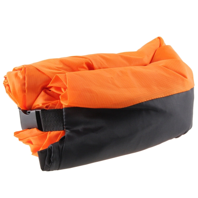 Skorter | Inflatable Lounger Polyester Fabric Compression Air Bag Sofa for Beach / Travelling / Hospitality / Fishing, Size: 185cm x 75cm x 50cm, Normal Quality(Orange)