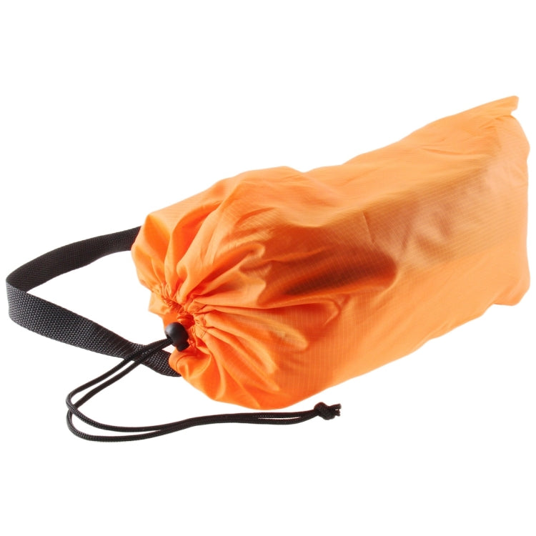 Skorter | Inflatable Lounger Polyester Fabric Compression Air Bag Sofa for Beach / Travelling / Hospitality / Fishing, Size: 185cm x 75cm x 50cm, Normal Quality(Orange)