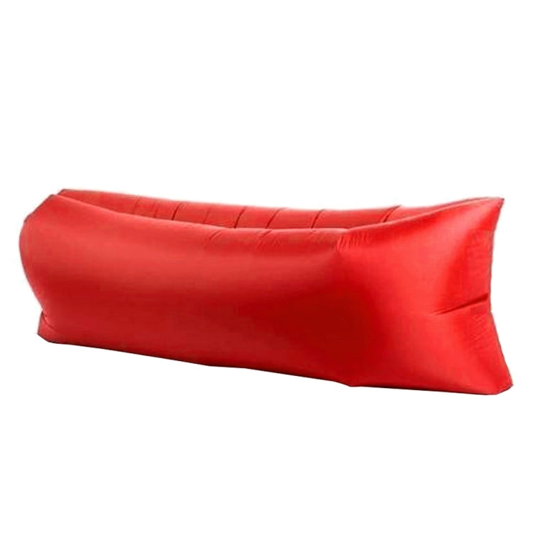 Skorter | Inflatable Lounger Polyester Fabric Compression Air Bag Sofa for Beach / Travelling / Hospitality / Fishing, Size: 185cm x 75cm x 50cm, Normal Quality(Red)