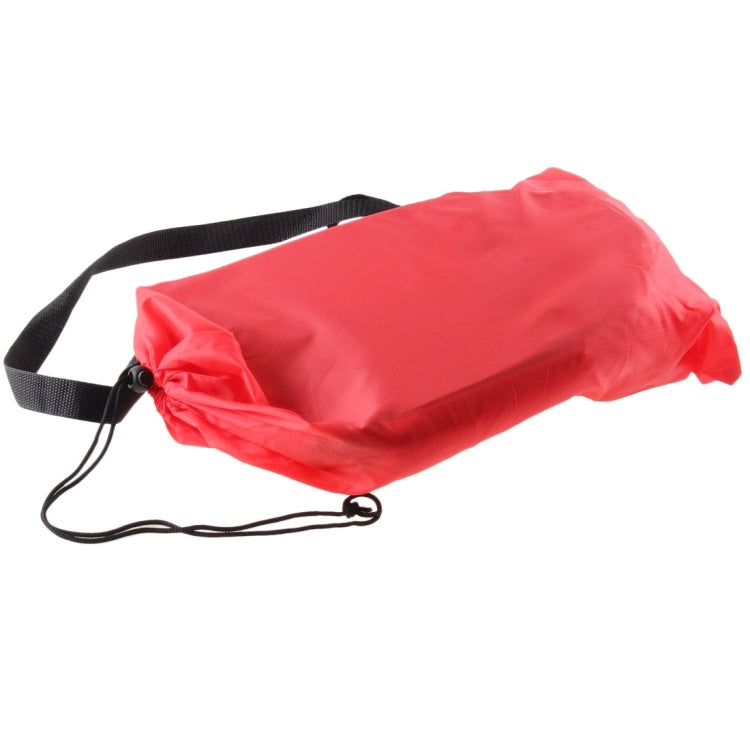 Skorter | Inflatable Lounger Polyester Fabric Compression Air Bag Sofa for Beach / Travelling / Hospitality / Fishing, Size: 185cm x 75cm x 50cm, Normal Quality(Red)