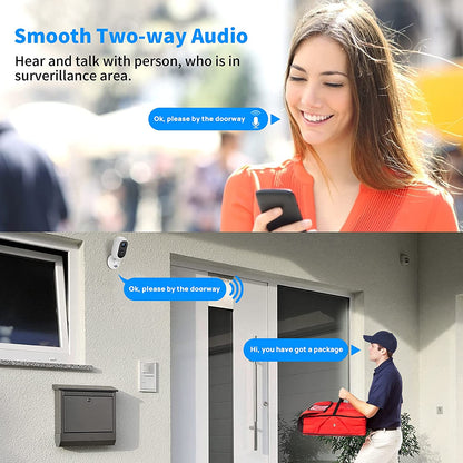 Skorter | Camera Battery Operated  Waterproof Security Camera with 32Gb Sd card