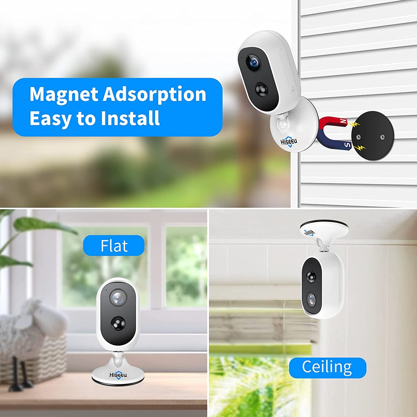 Skorter | Camera Battery Operated  Waterproof Security Camera with 32Gb Sd card