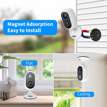 Skorter | Camera Battery Operated  Waterproof Security Camera with 32Gb Sd card