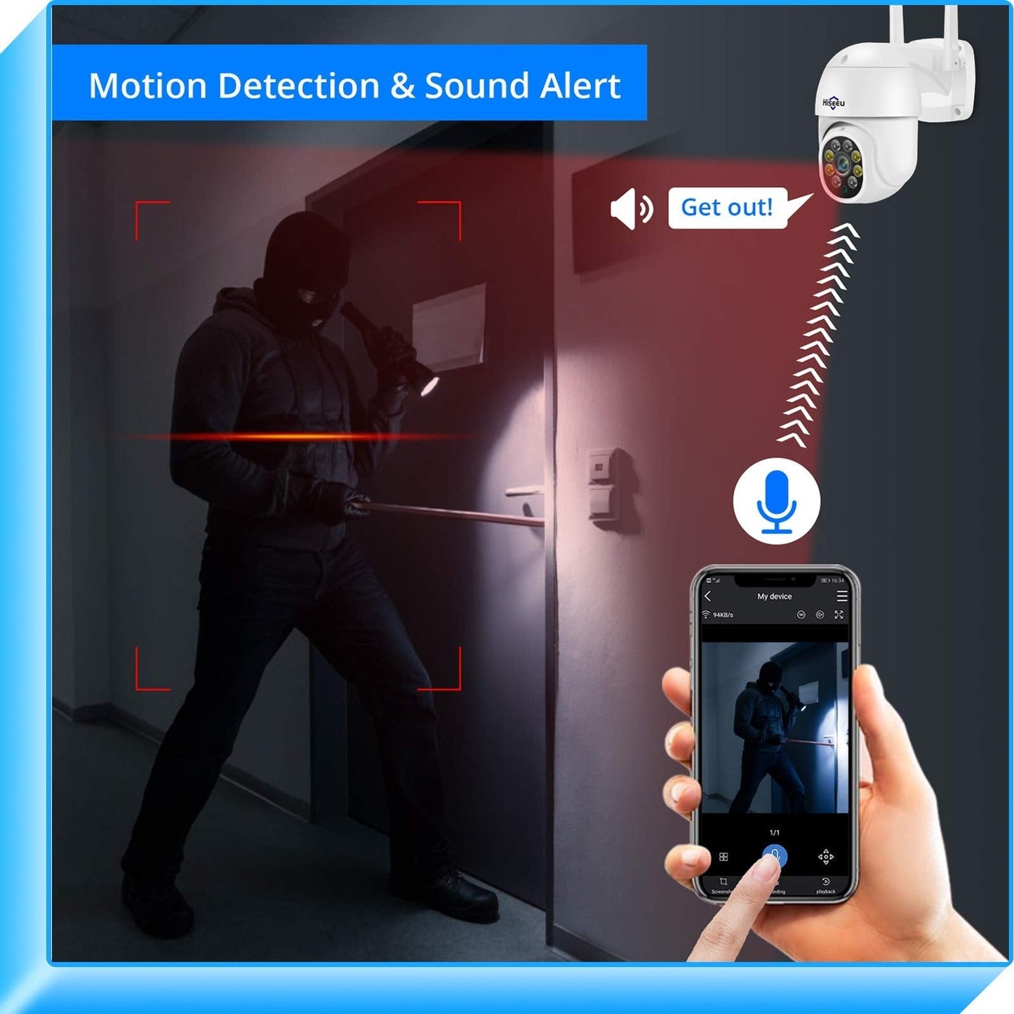 Skorter | Camera Waterproof Outdoor Camera Motion Tracking with 32Gb Sd Card