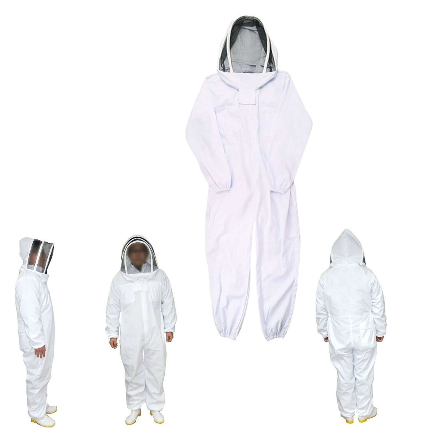 Skorter | Body Beekeeping Suit Hooded Veil Bee Farm Clothing Xxl