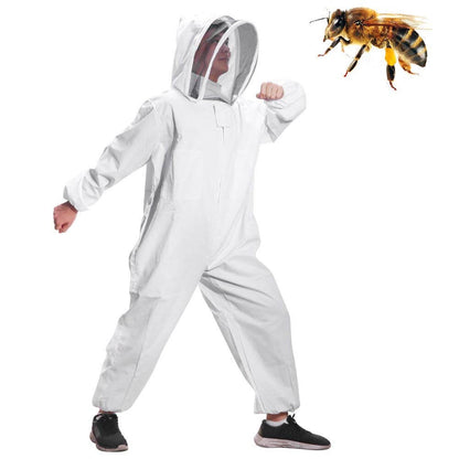 Skorter | Body Beekeeping Suit Hooded Veil Bee Farm Clothing Xxl