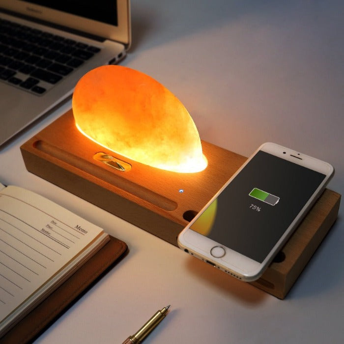 Skørter | Himalayan Salt Lamp Wireless Charger
