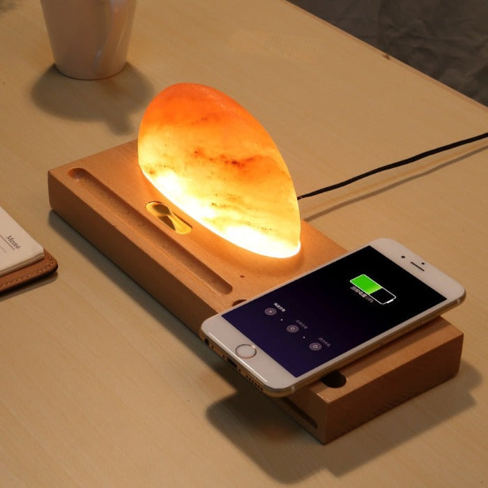 Skørter | Himalayan Salt Lamp Wireless Charger