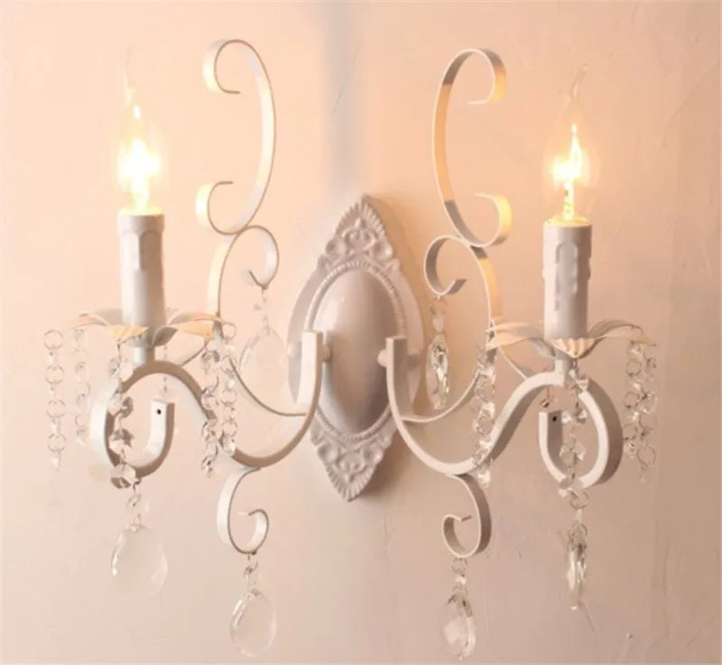 Skorter | CrystalVintage - Black Wall Lamp Living Room & Bedroom Lighting