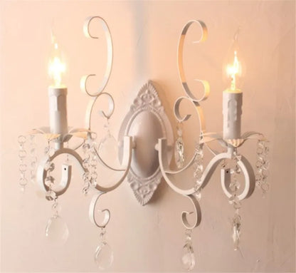 Skorter | CrystalVintage - Black Wall Lamp Living Room & Bedroom Lighting