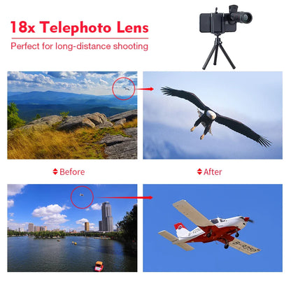 Skorter | 18X Telescope Zoom Lens - Monocular for Phones