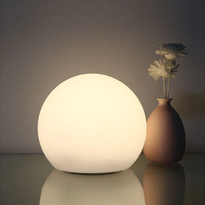 Skorter | GlowOrb – Wireless LED Colour-Changing Table Lamp with Remote & USB Rechargeable